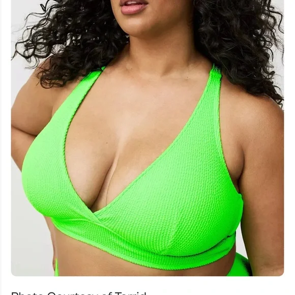 Torrid Textured Strappy Bathing Suit Size 3 - Picture 5 of 6